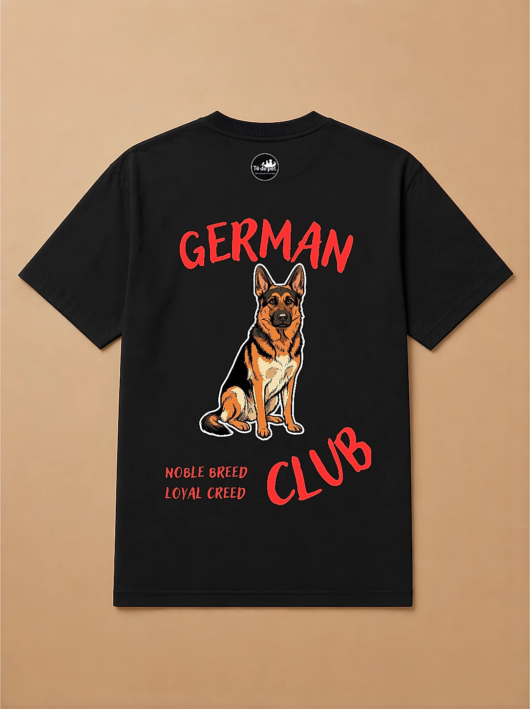 Camisa Oversized Clube dos Pets - Pastor Alemão