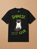 Camisa Oversized Clube dos Pets - Siamês