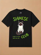 Camisa Oversized Clube dos Pets - Siamês