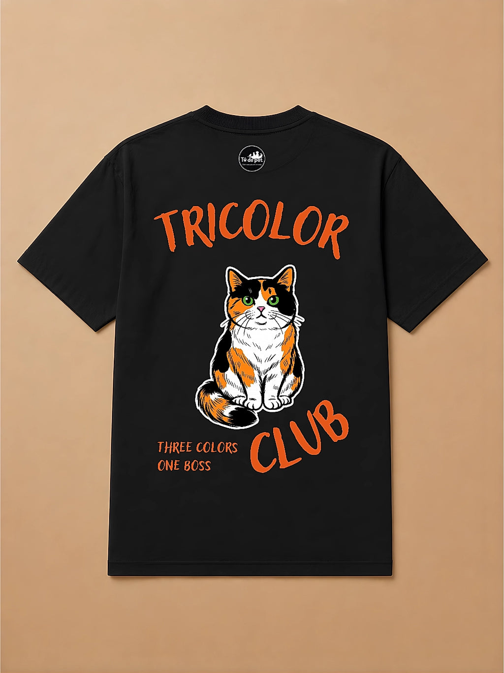 Camisa Oversized Clube dos Pets - Gato Tricolor