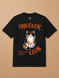 Camisa Oversized Clube dos Pets - Gato Tricolor