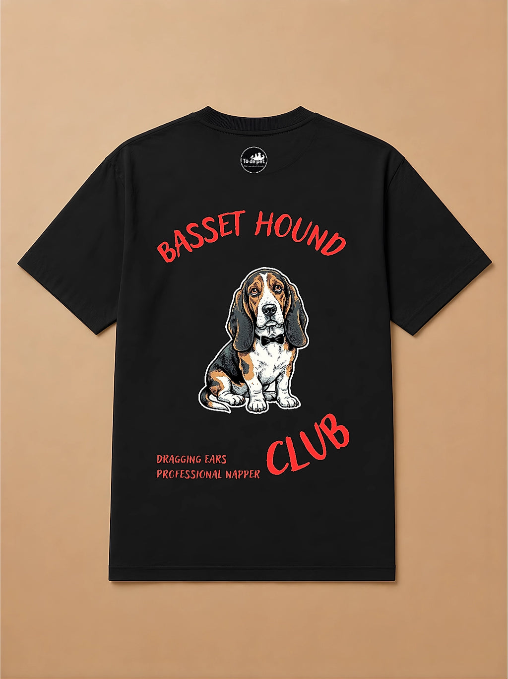 Camisa Oversized Clube dos Pets - Basset Hound