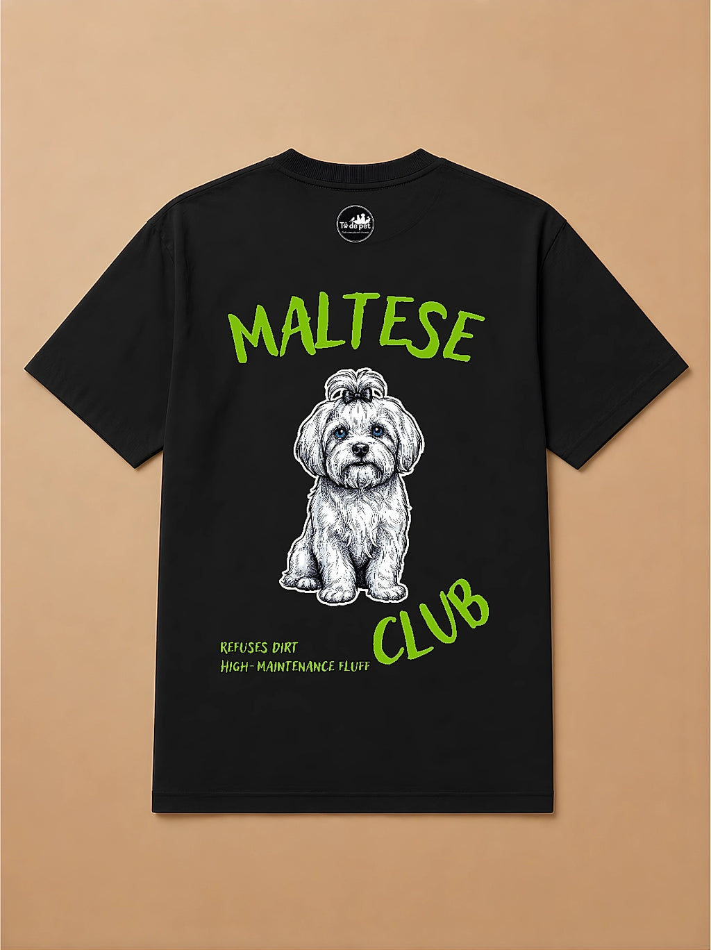 Camisa Oversized Clube dos Pets - Maltês