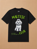Camisa Oversized Clube dos Pets - Maltês