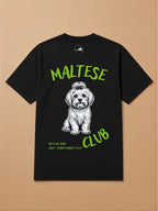 Camisa Oversized Clube dos Pets - Maltês