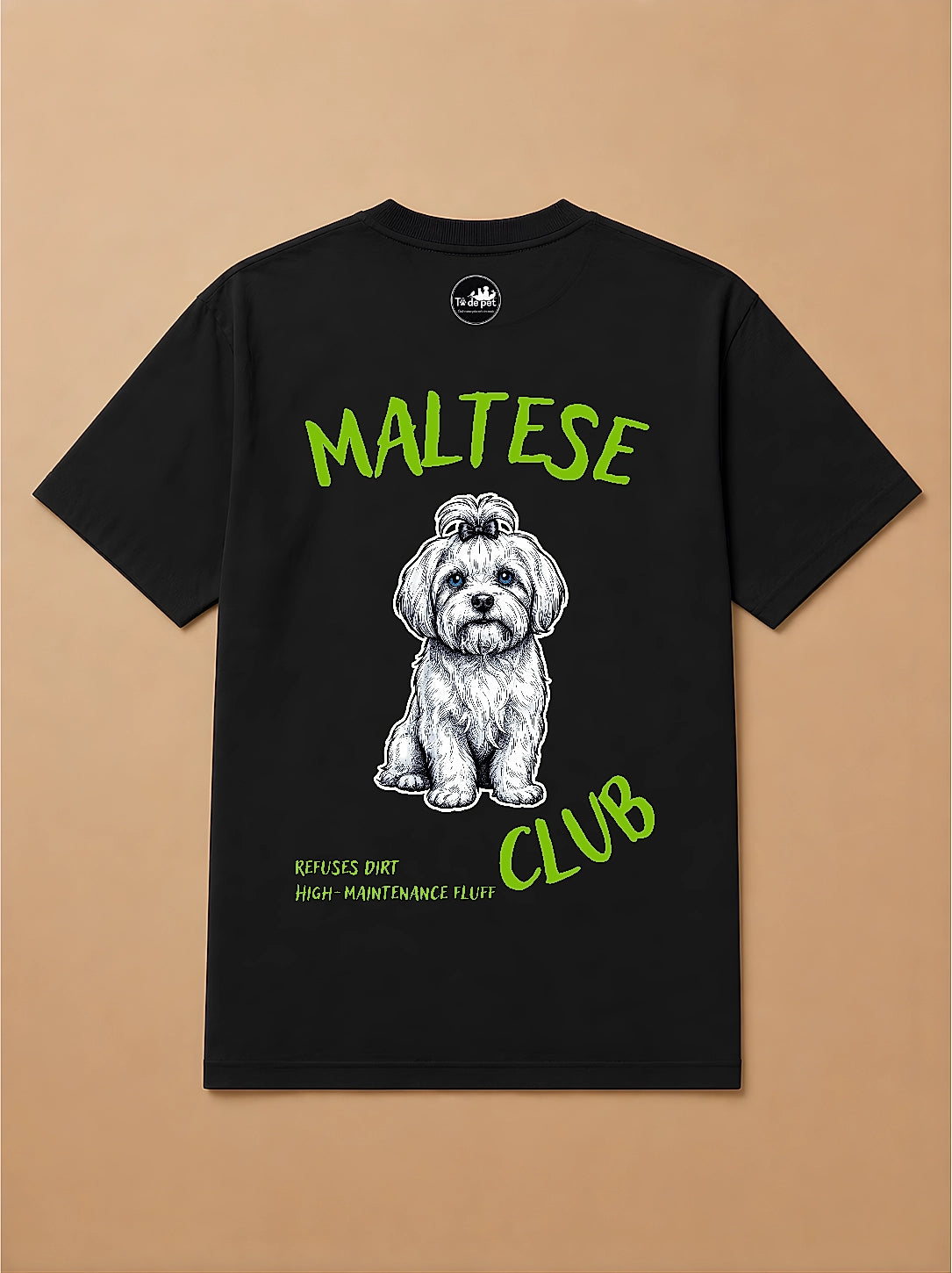 Camisa Oversized Clube dos Pets - Maltês