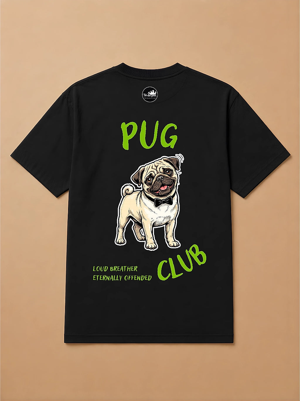 Camisa Oversized Clube dos Pets - Pug