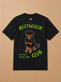 Camisa Oversized Clube dos Pets - Rottweiler
