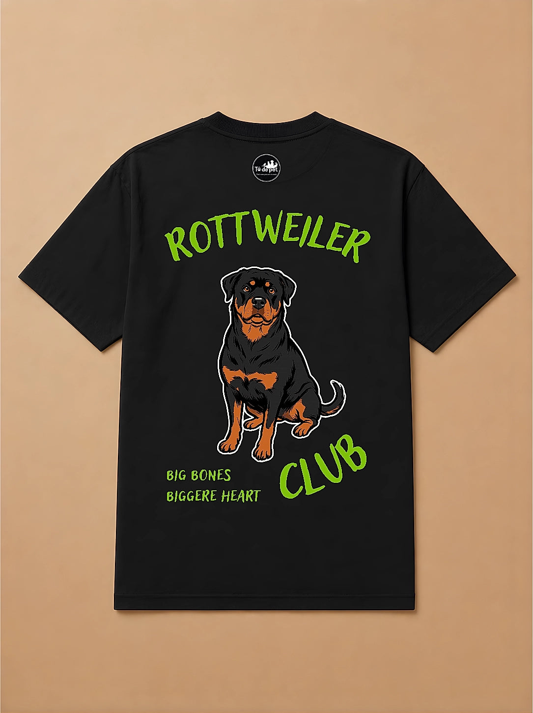 Camisa Oversized Clube dos Pets - Rottweiler