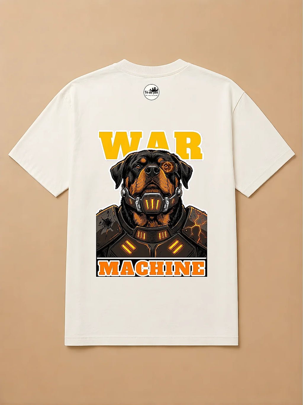 Camisa Oversized Pet Cyberpunk - Rottweiler