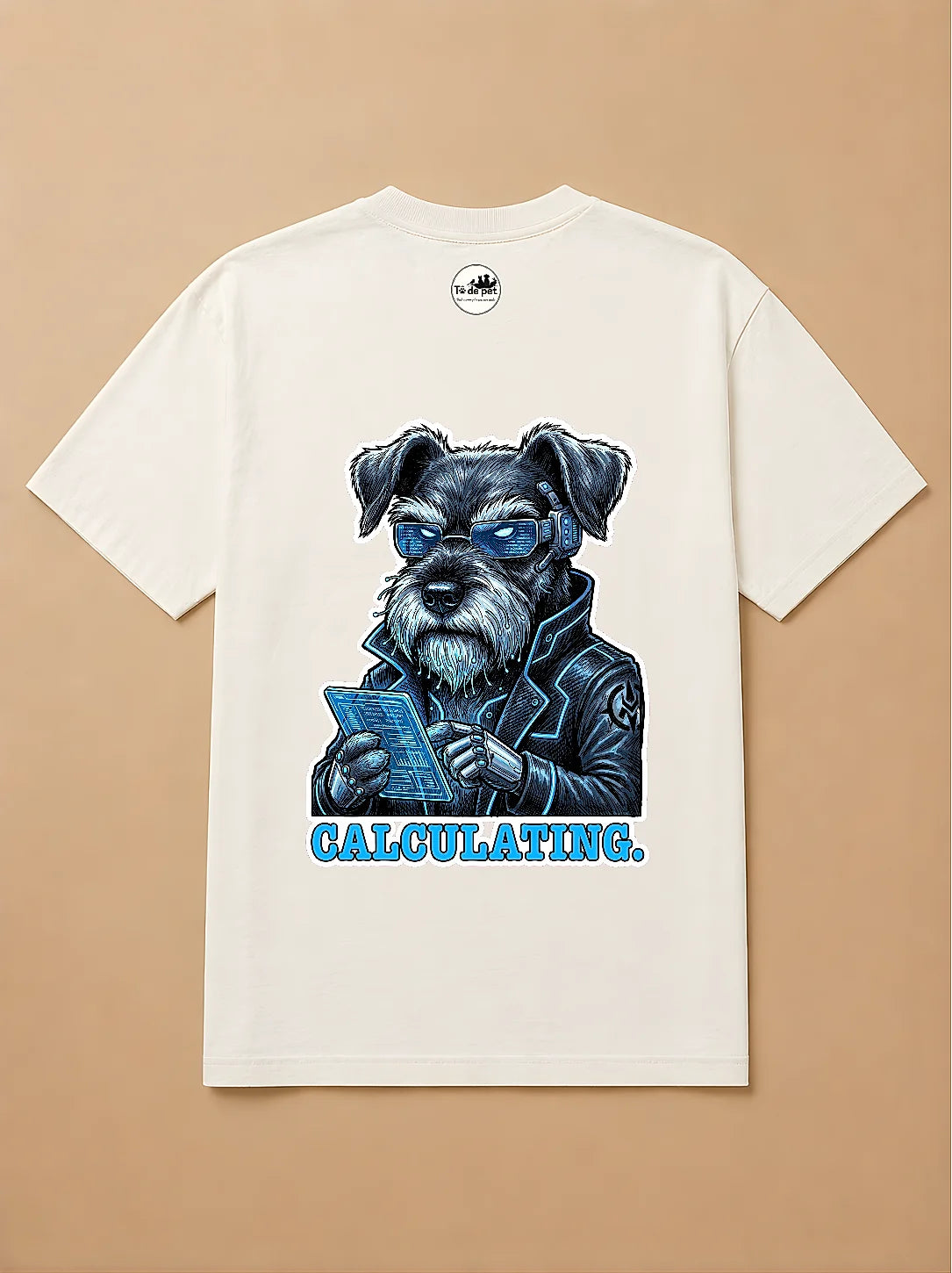 Camisa Oversized Pet Cyberpunk - Schnauzer