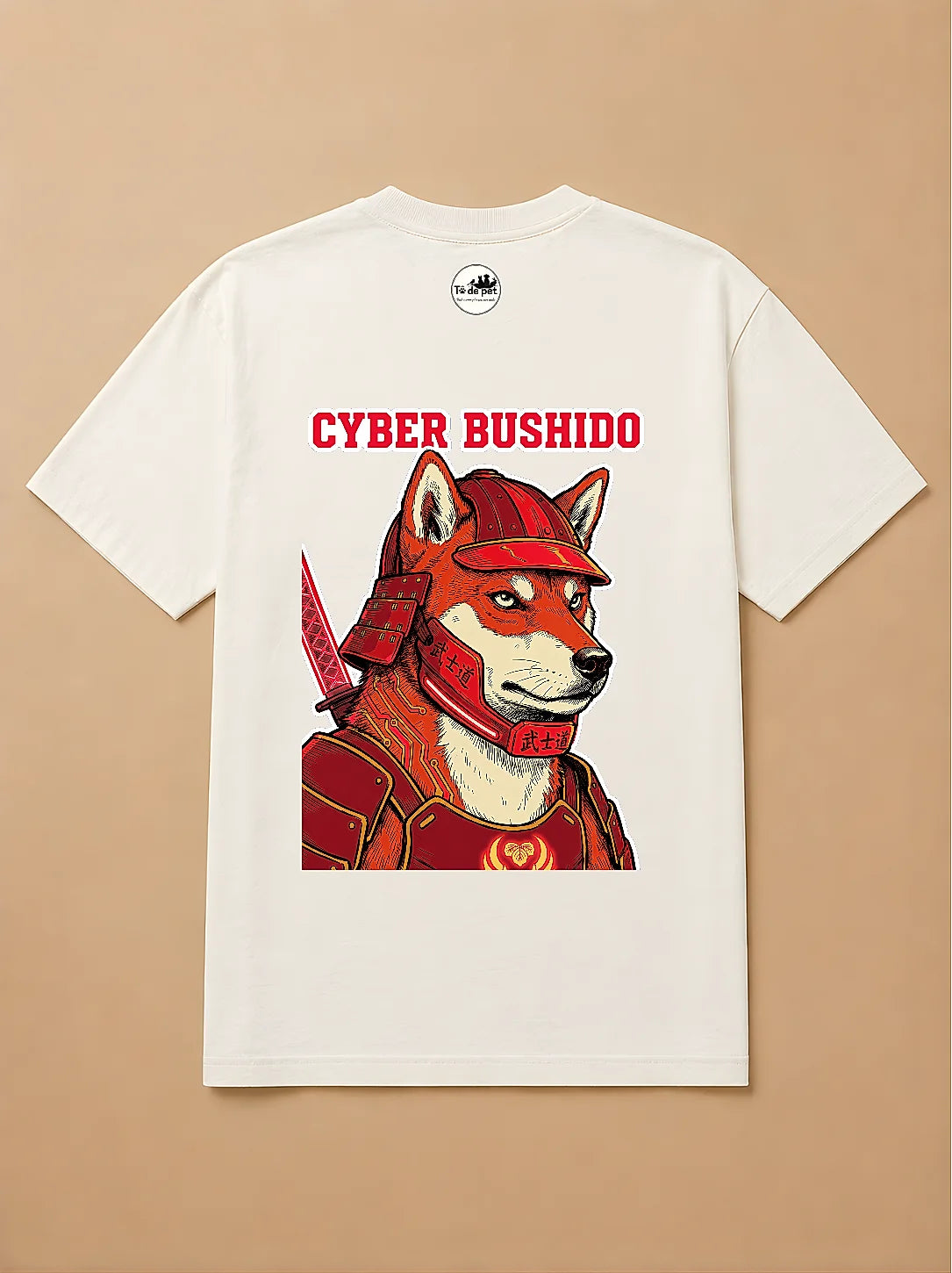 Camisa Oversized Pet Cyberpunk - Shiba Inu
