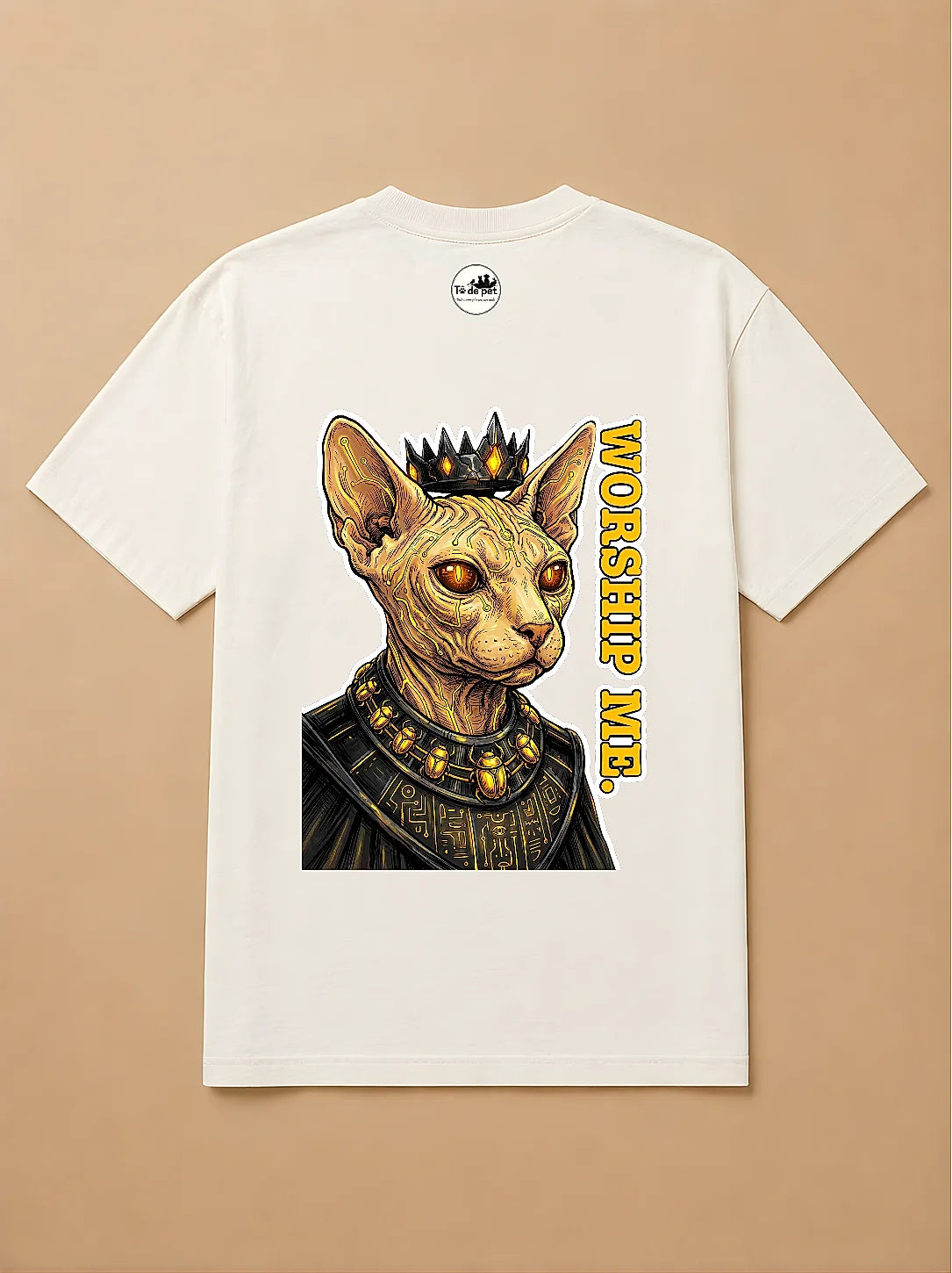 Camisa Oversized Pet Cyberpunk - Gato Sphynx