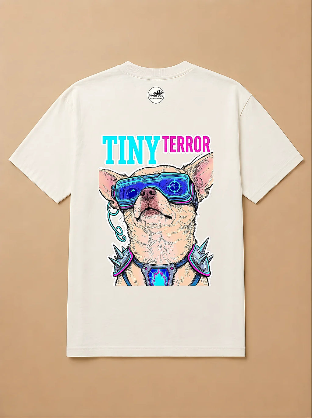Camisa Oversized Pet Cyberpunk - Chihuahua