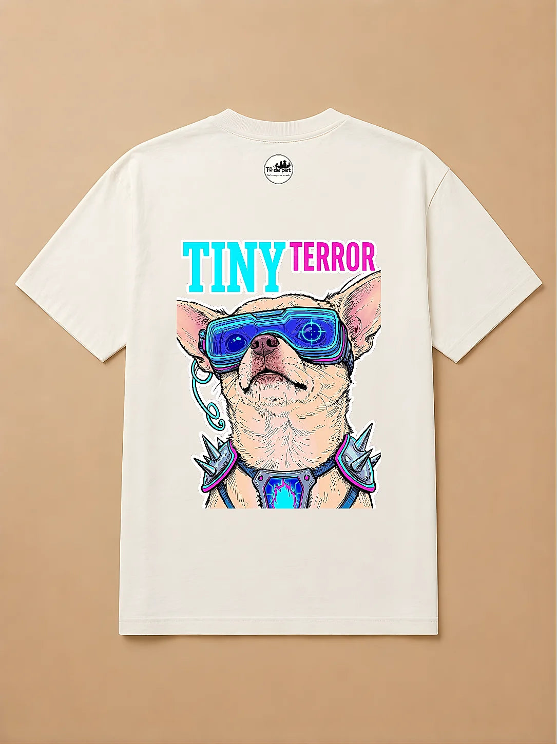 Camisa Oversized Pet Cyberpunk - Chihuahua