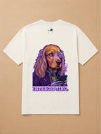 Camisa Oversized Pet Cyberpunk - Cocker Spaniel