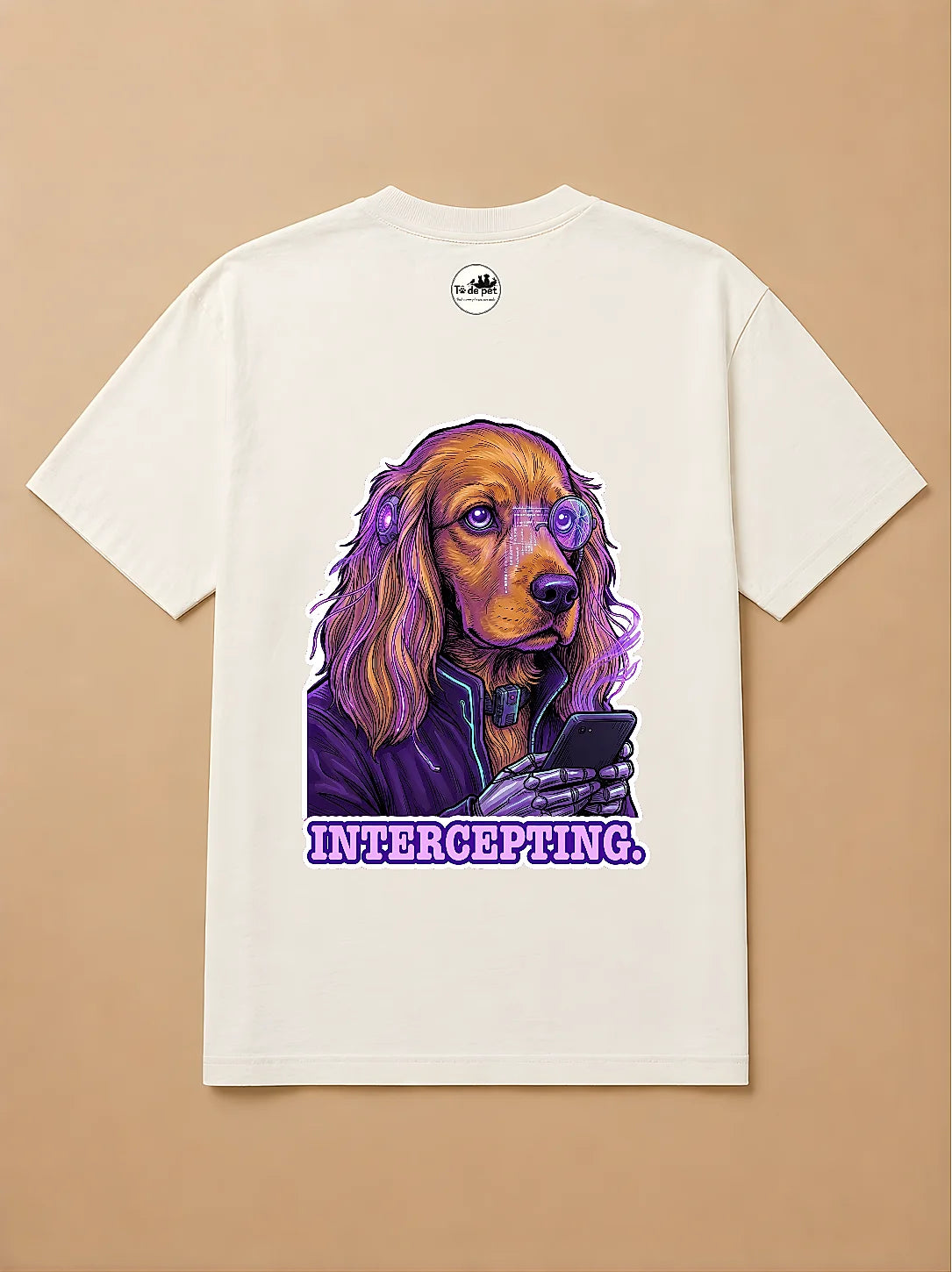 Camisa Oversized Pet Cyberpunk - Cocker Spaniel