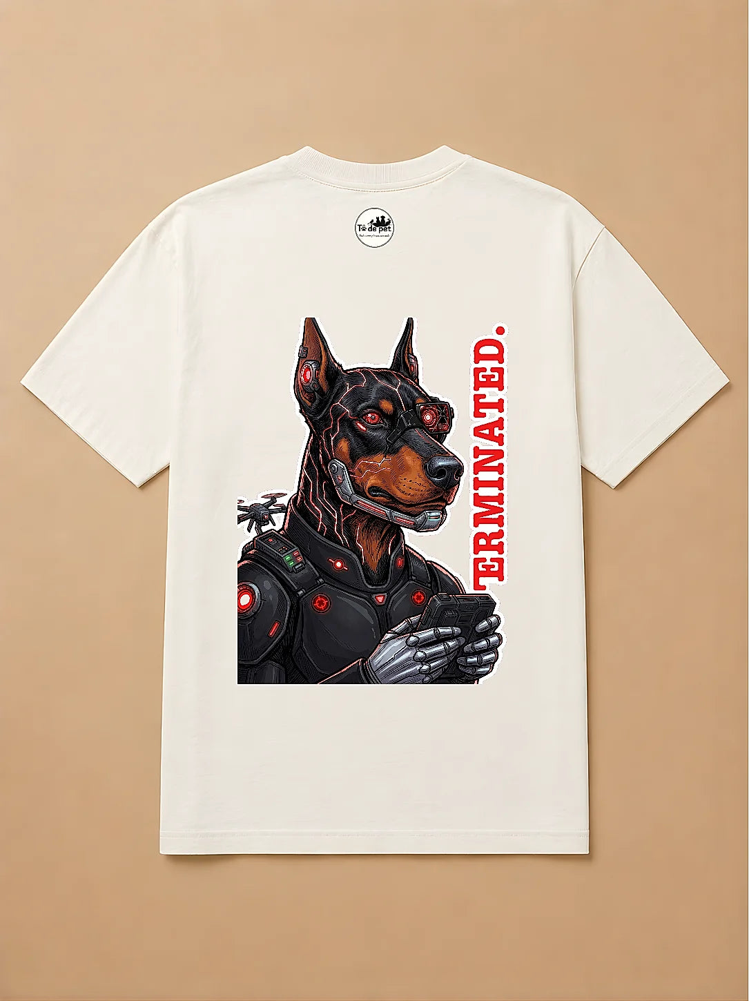Camisa Oversized Pet Cyberpunk - Dobermann