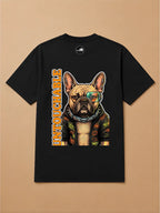 Camisa Oversized Pet Cyberpunk - Bulldog Francês