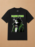 Camisa Oversized Pet Cyberpunk - Frajola