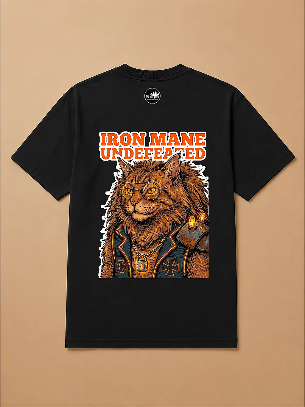 Camisa Oversized Pet Cyberpunk - Gato Maine Coon