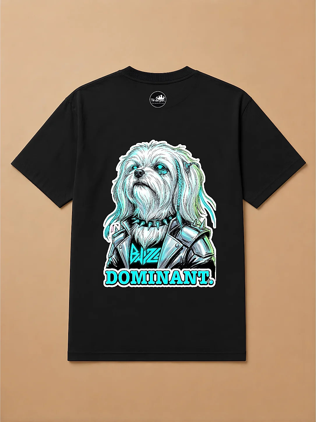 Camisa Oversized Pet Cyberpunk - Maltês