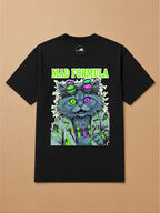 Camisa Oversized Pet Cyberpunk - Gato Persa