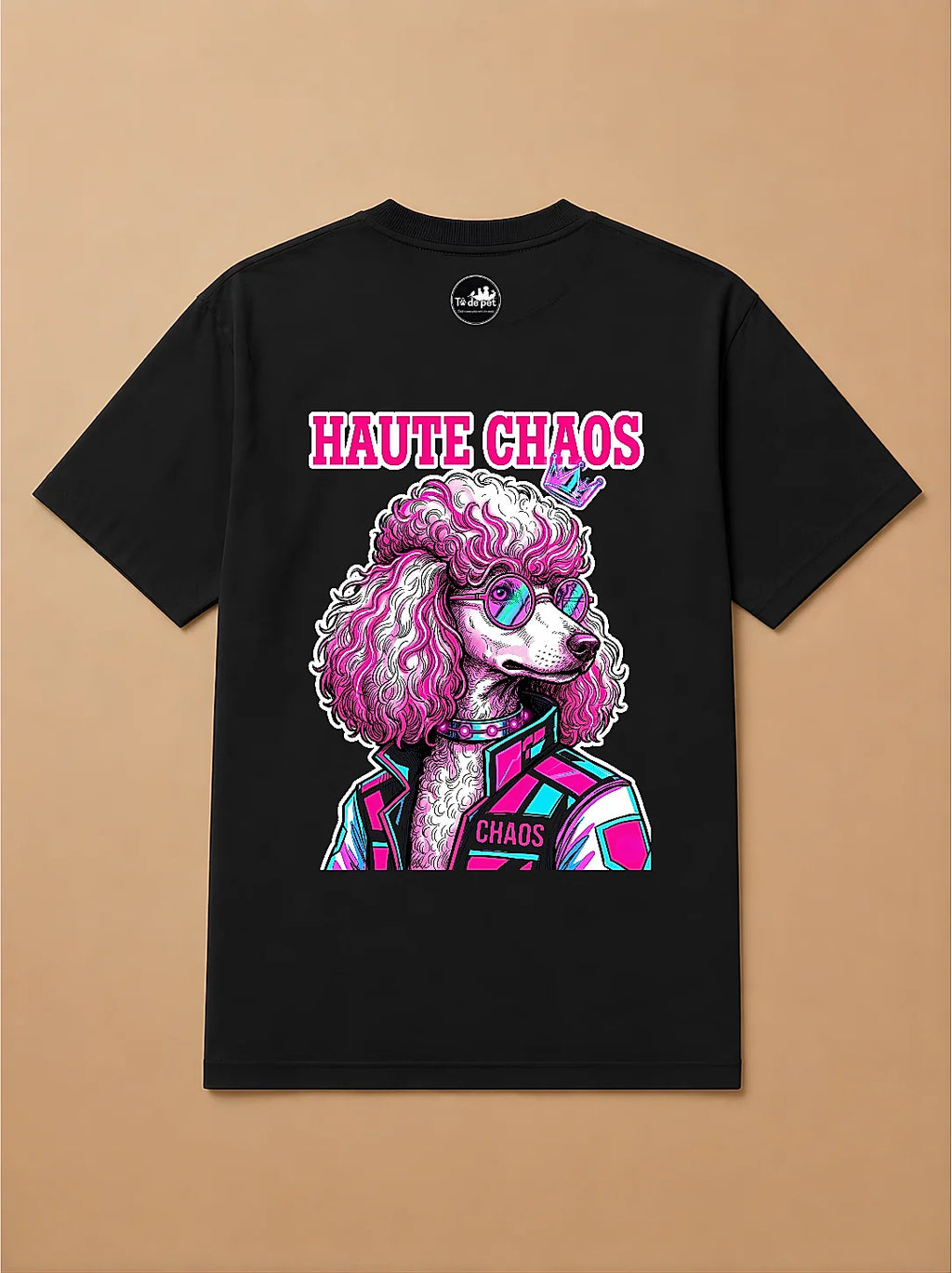 Camisa Oversized Pet Cyberpunk - Poodle