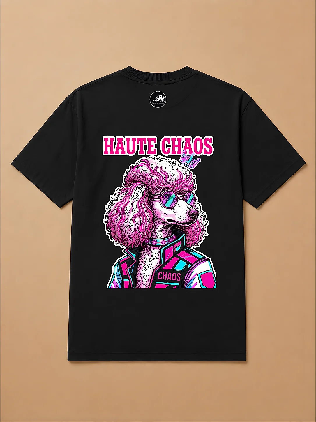 Camisa Oversized Pet Cyberpunk - Poodle