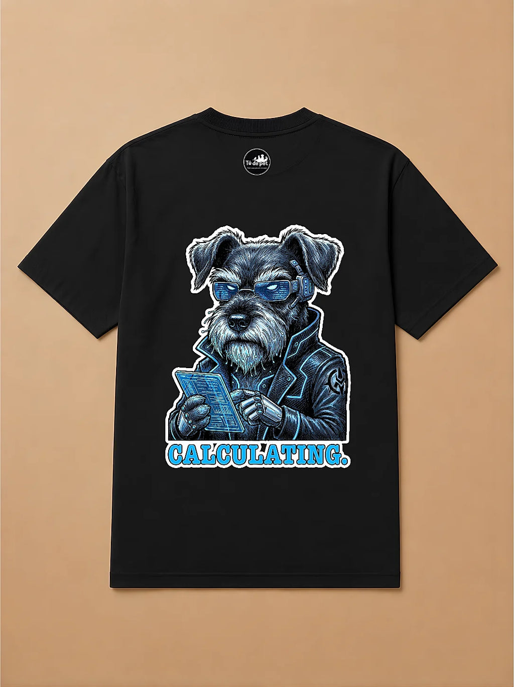 Camisa Oversized Pet Cyberpunk - Schnauzer