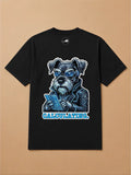 Camisa Oversized Pet Cyberpunk - Schnauzer