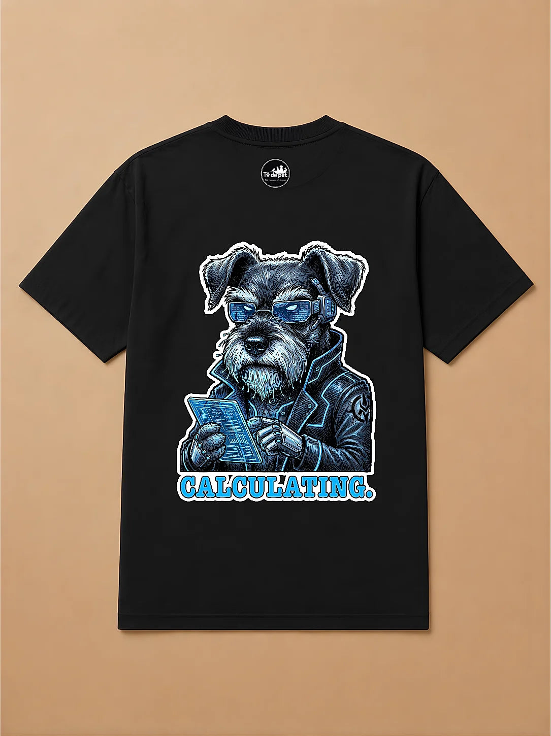 Camisa Oversized Pet Cyberpunk - Schnauzer