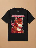 Camisa Oversized Pet Cyberpunk - Shiba Inu