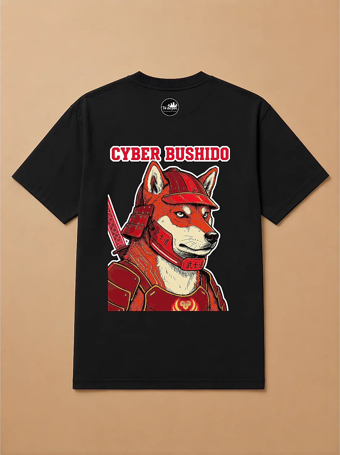 Camisa Oversized Pet Cyberpunk - Shiba Inu