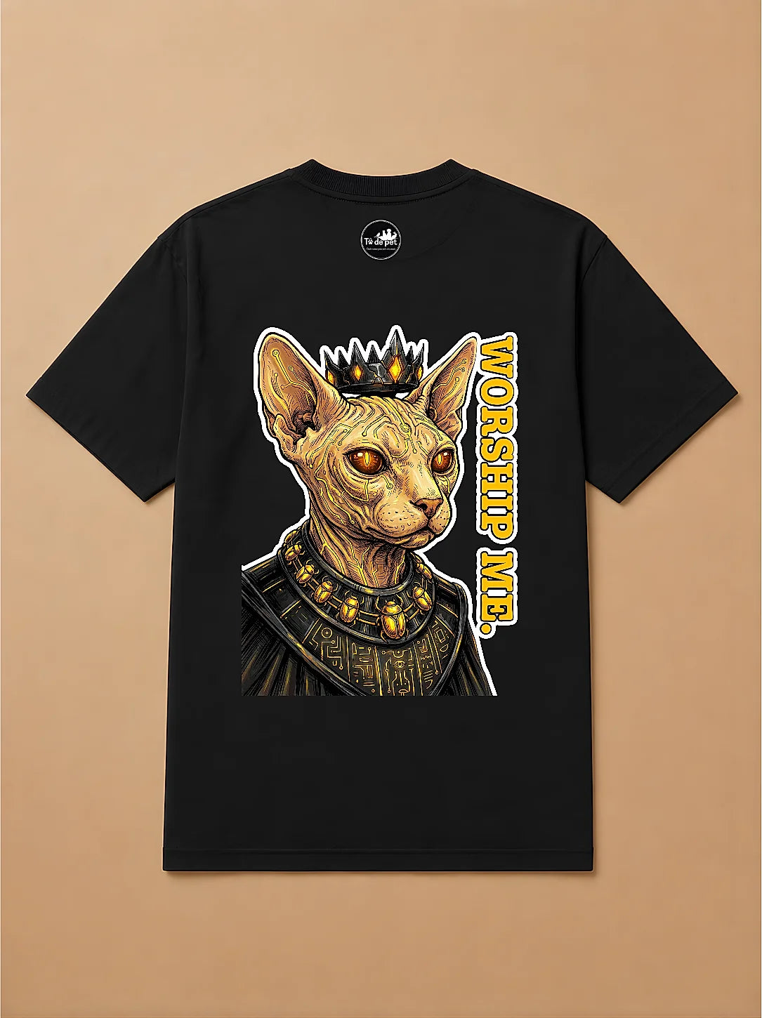 Camisa Oversized Pet Cyberpunk - Gato Sphynx