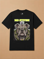 Camisa Oversized Pet Cyberpunk - Bulldog Inglês
