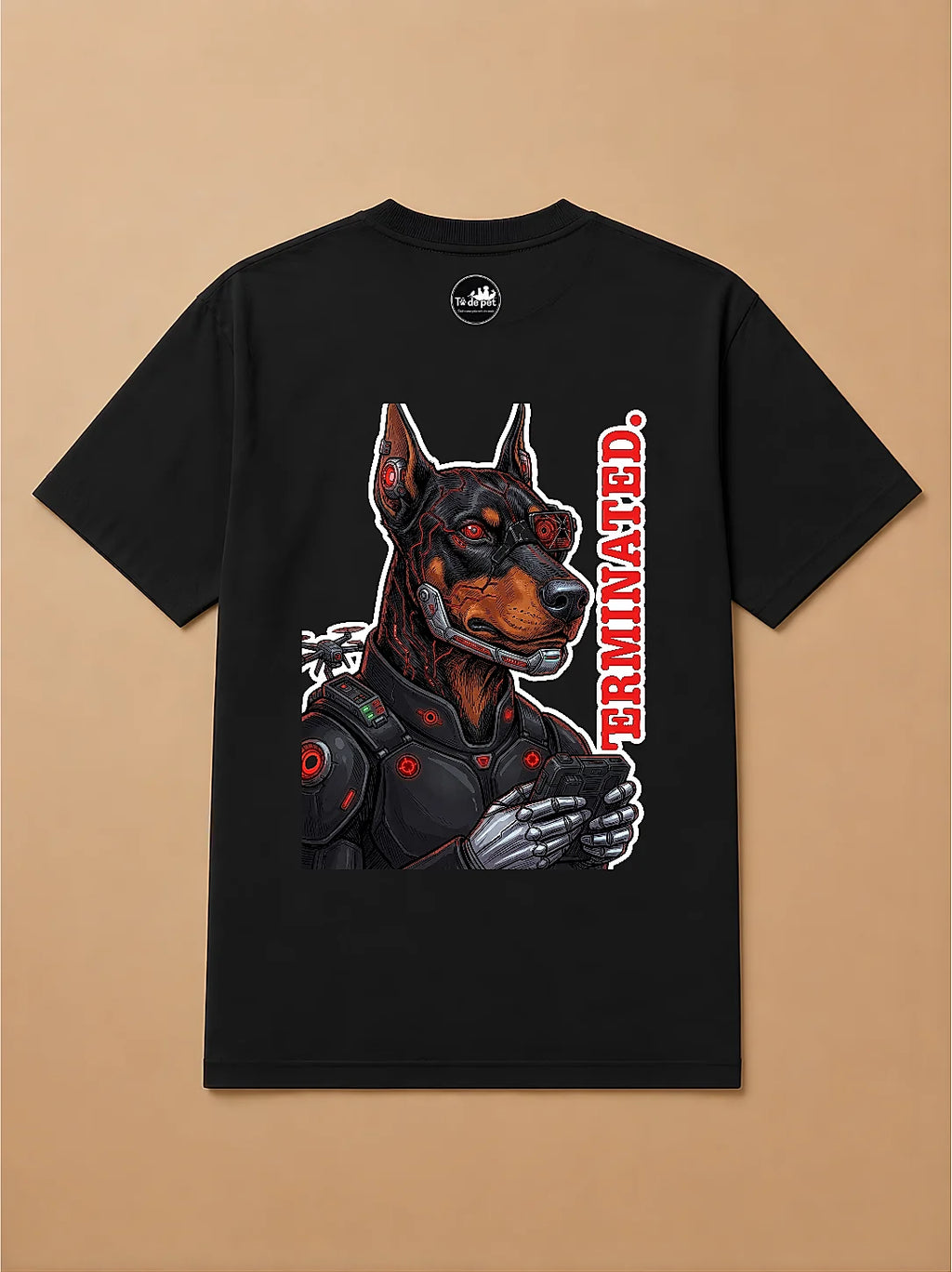 Camisa Oversized Pet Cyberpunk - Dobermann