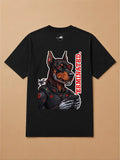 Camisa Oversized Pet Cyberpunk - Dobermann