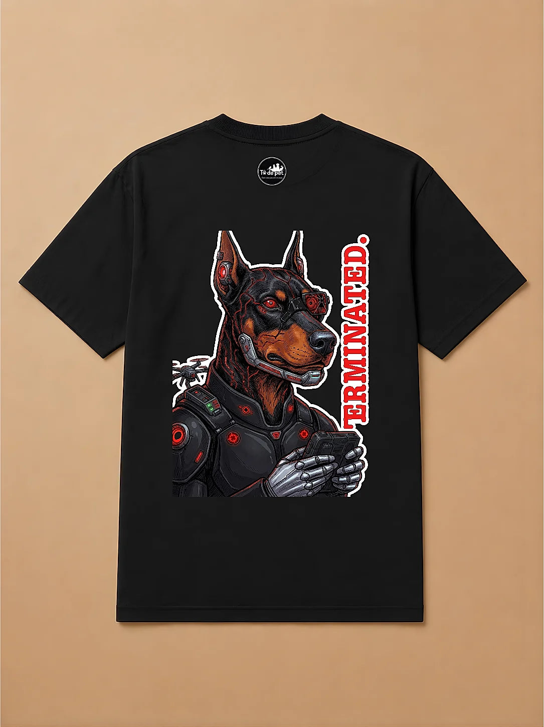 Camisa Oversized Pet Cyberpunk - Dobermann
