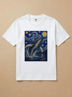Camisa Noite Estrelada - Baleia