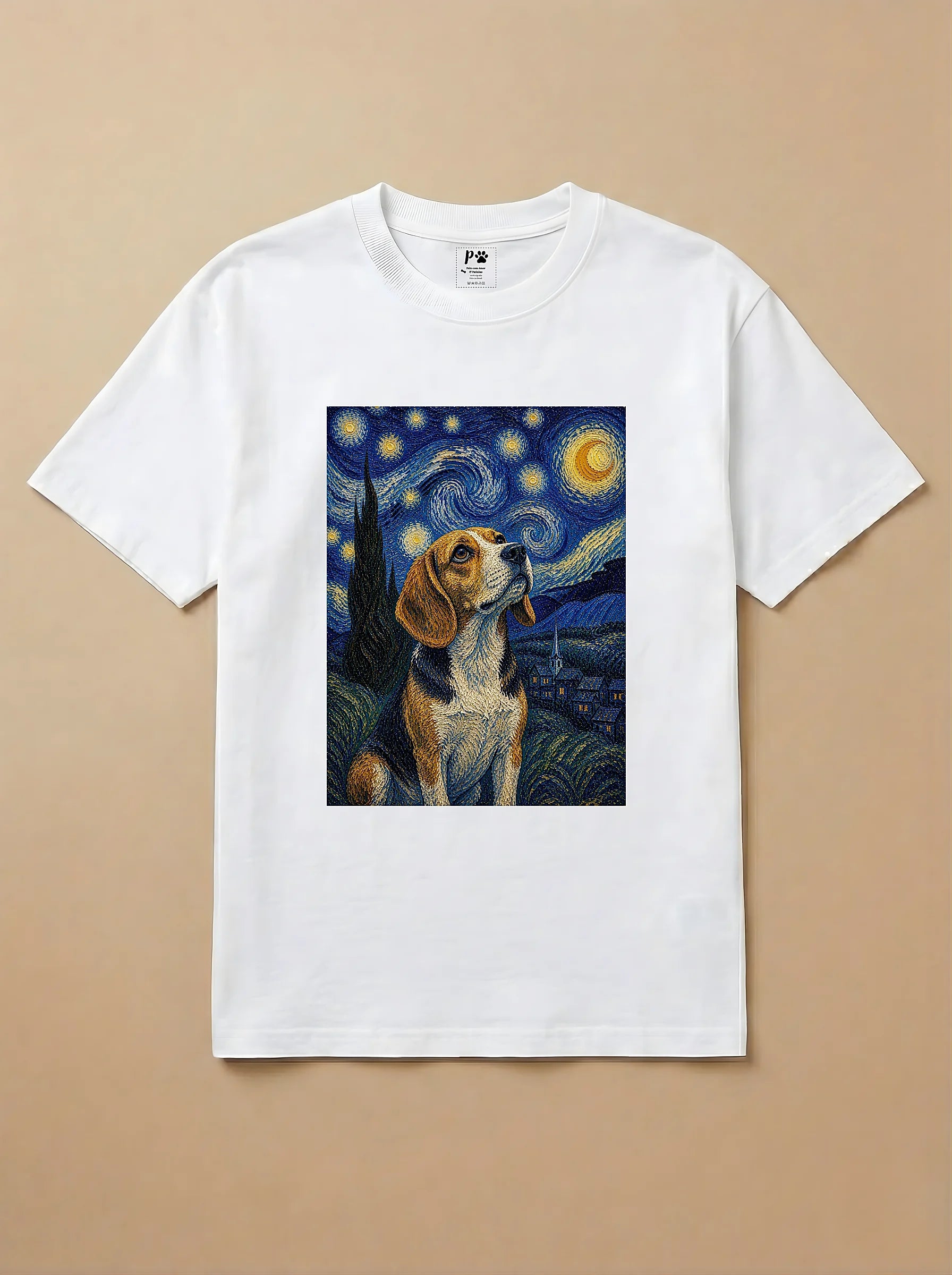 Camisa Noite Estrelada - Beagle