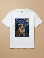 Camisa Noite Estrelada - Bulldog Inglês