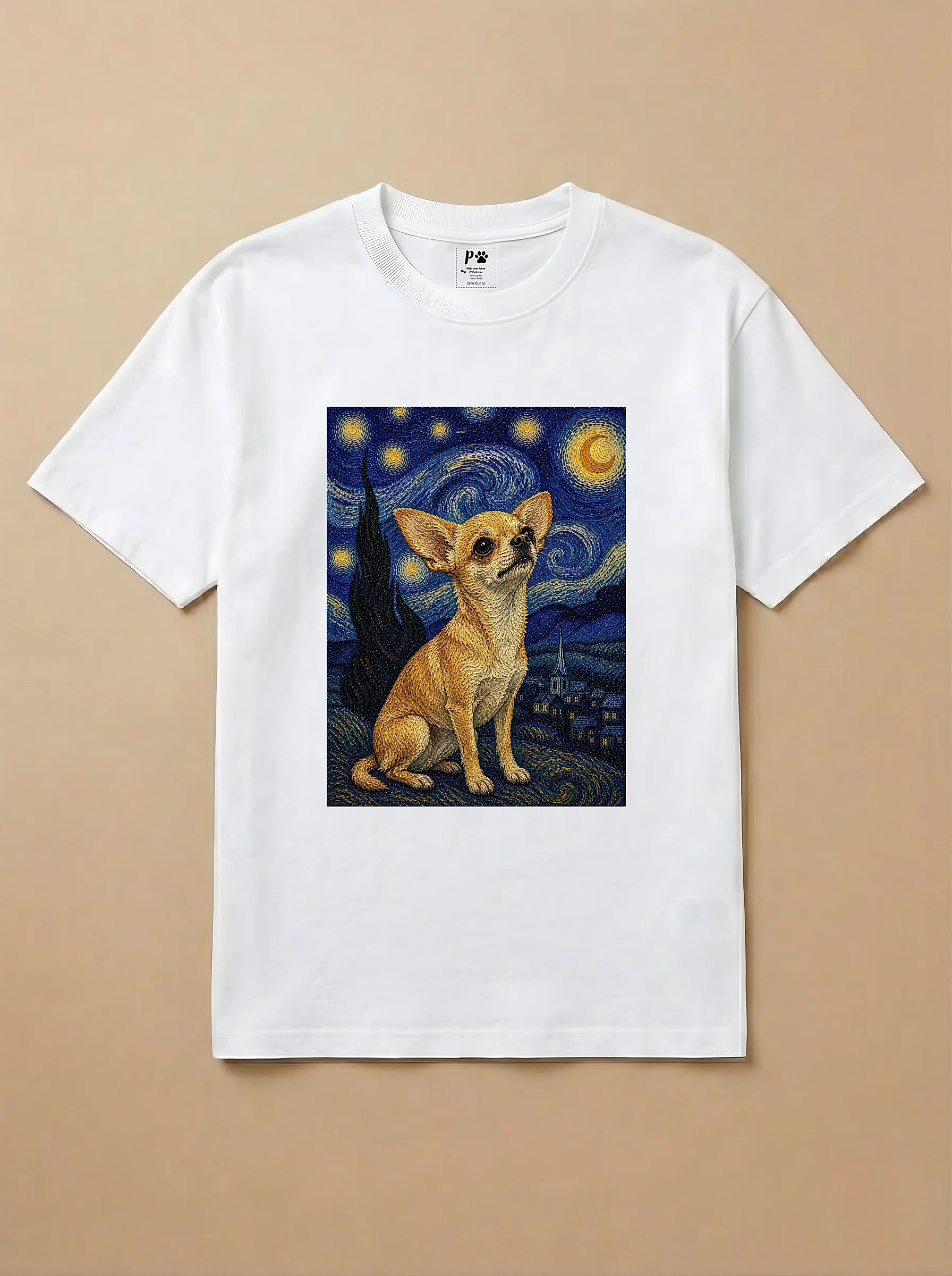 Camisa Noite Estrelada - Chihuahua