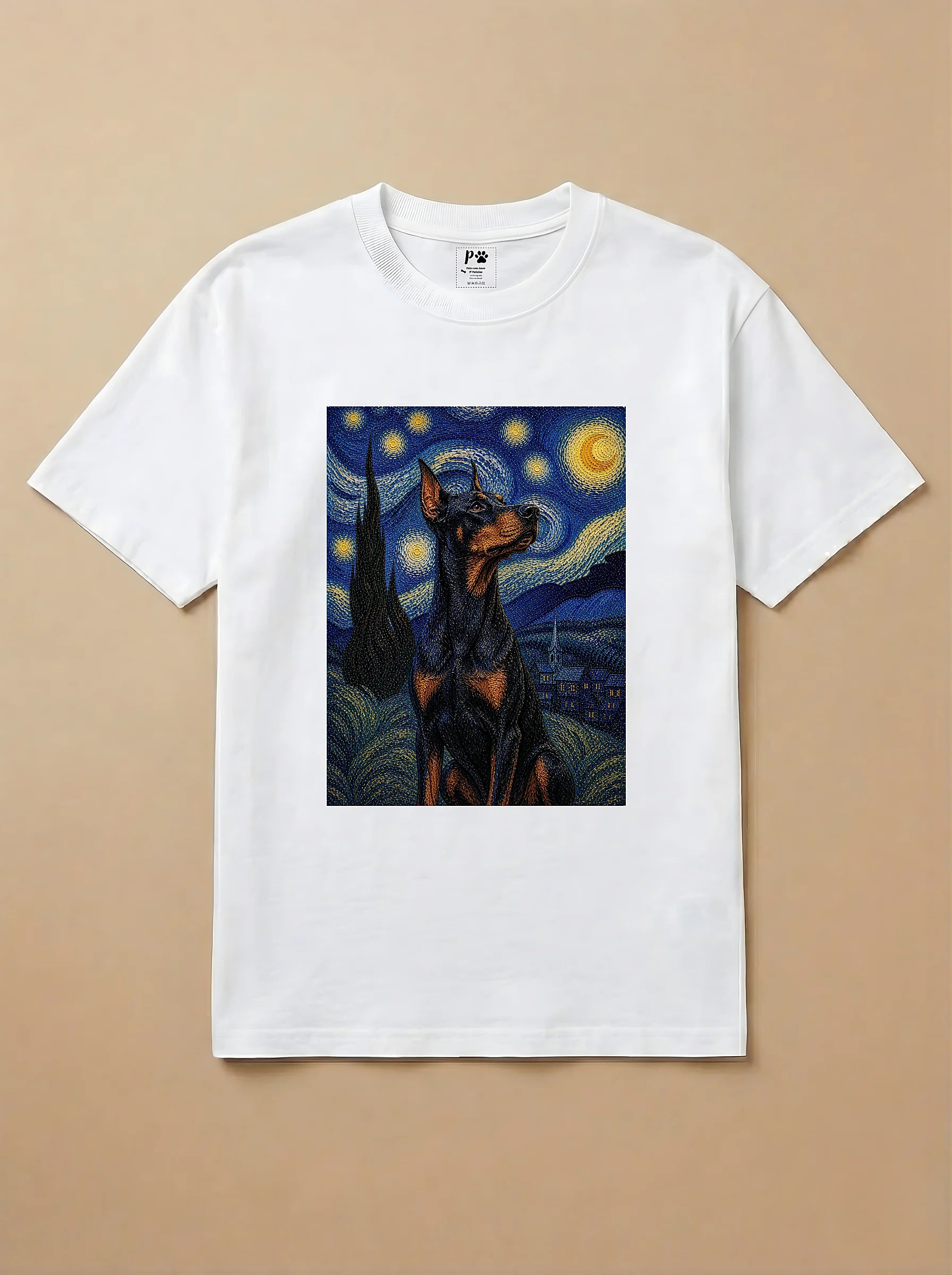 Camisa Noite Estrelada - Dobermann