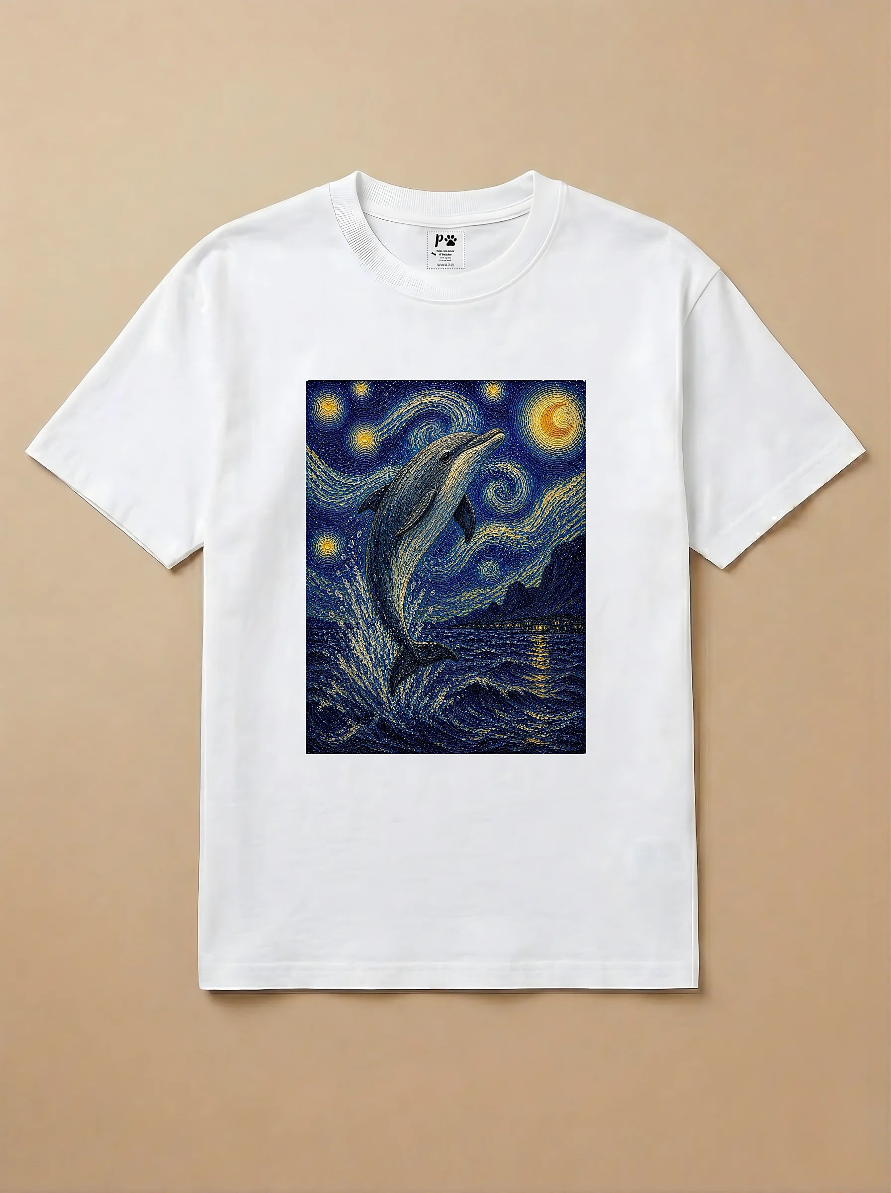 Camisa Noite Estrelada - Golfinho