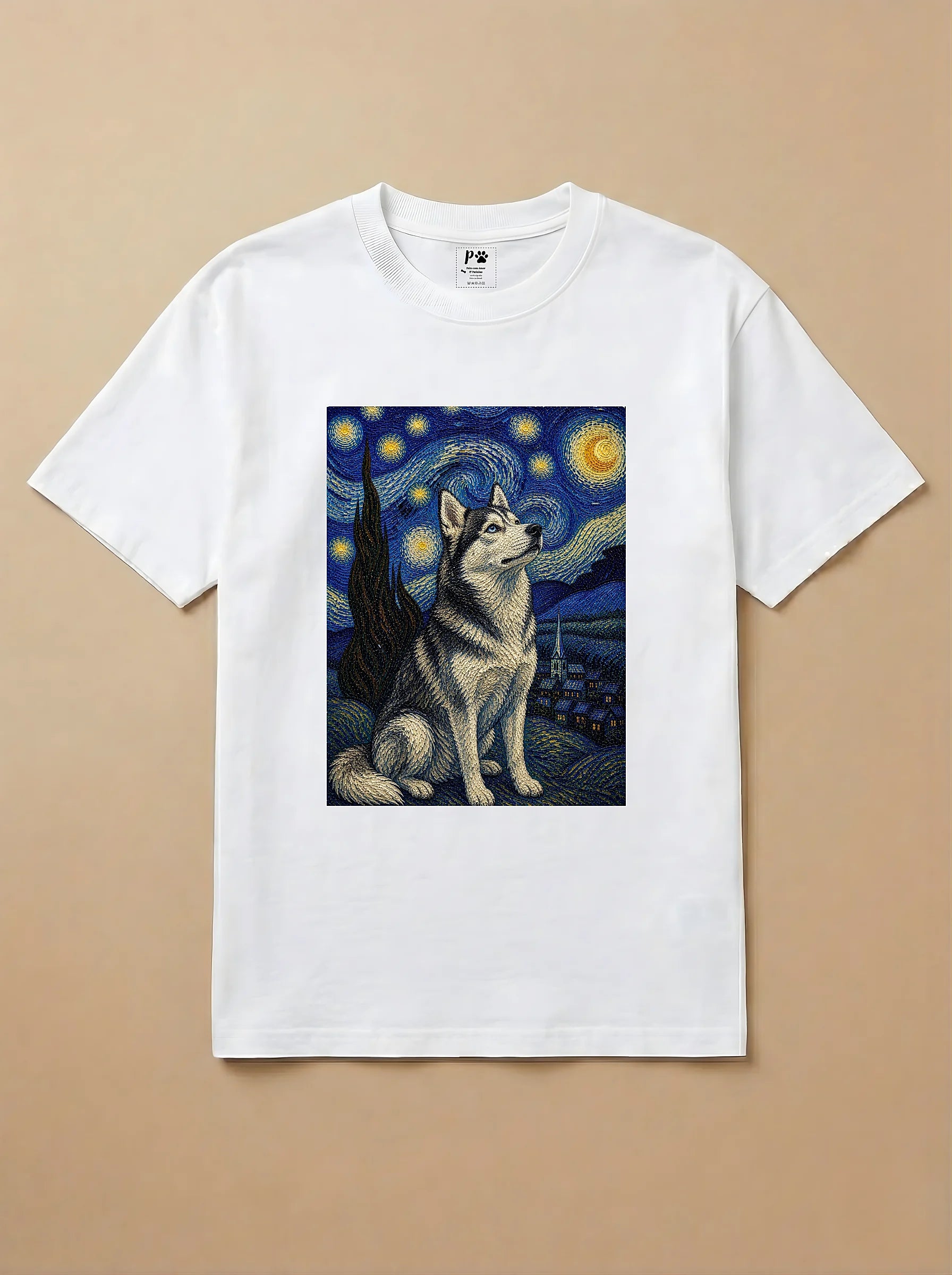 Camisa Noite Estrelada - Husky