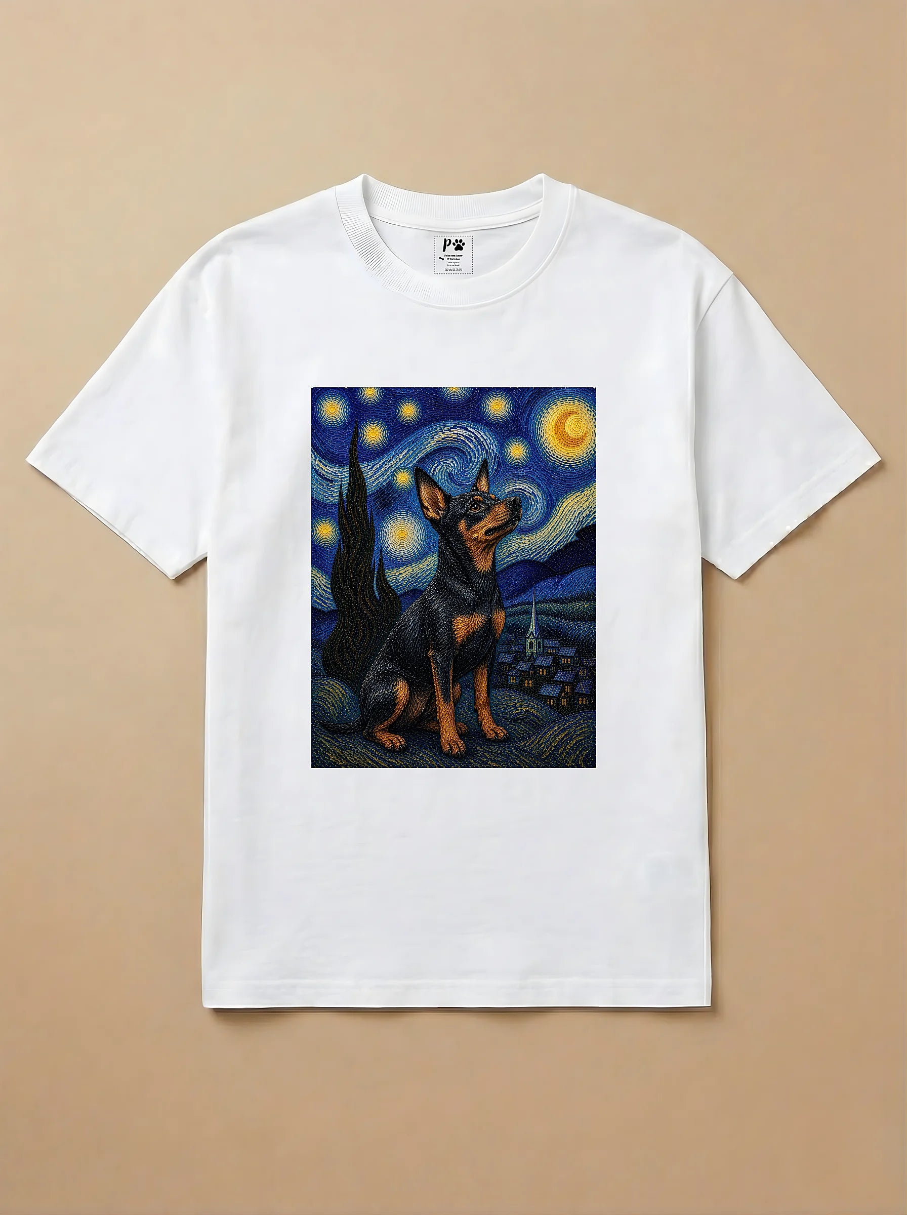 Camisa Noite Estrelada - Pinscher