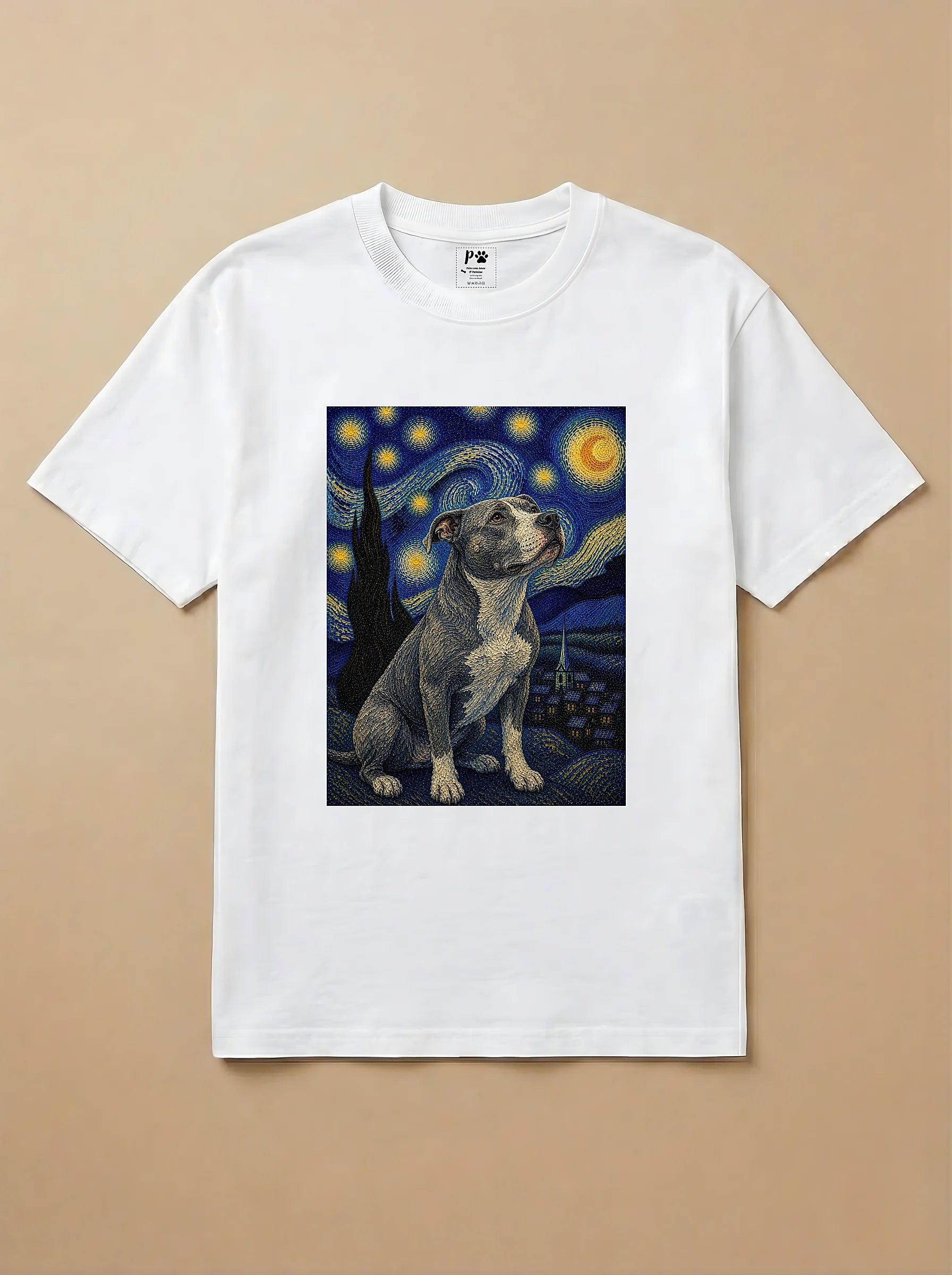 Camisa Noite Estrelada - Pitbull