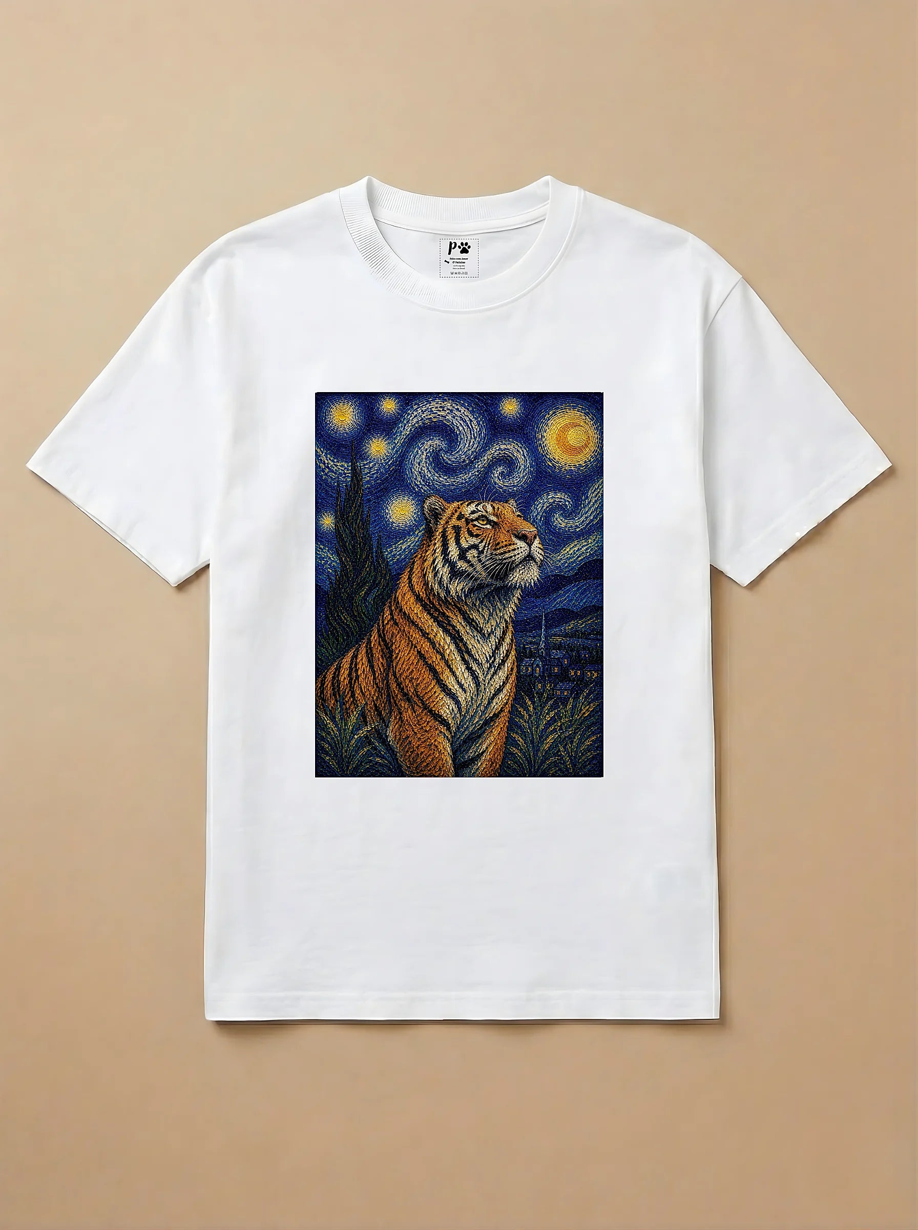 Camisa Noite Estrelada - Tigre