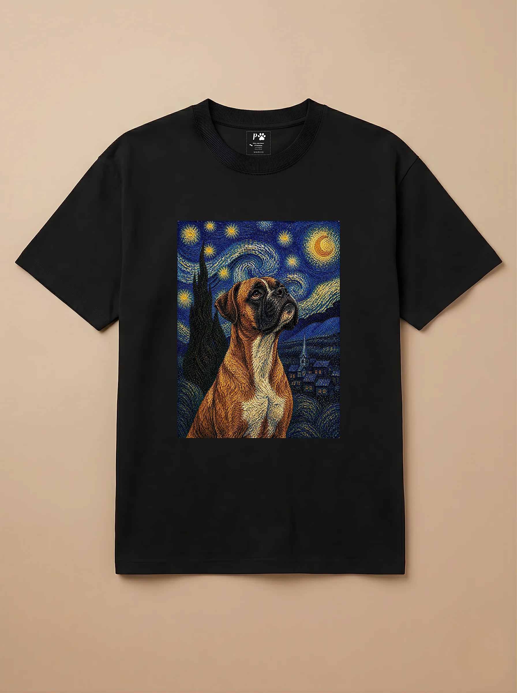 Camisa Noite Estrelada - Boxer